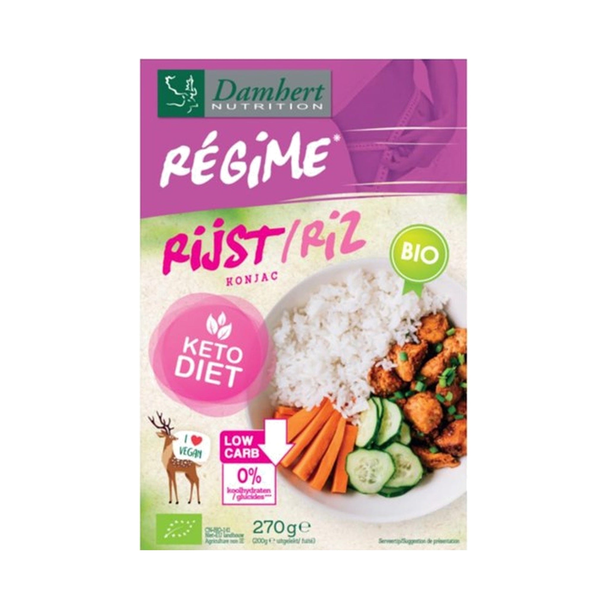 Damhert Régime Konjac Rijst